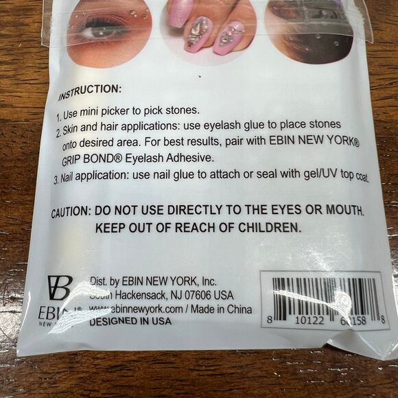 All-In-One Rhinestone EBIN New York Coachella Festivals Party clubs Pearls - Picture 2 of 10